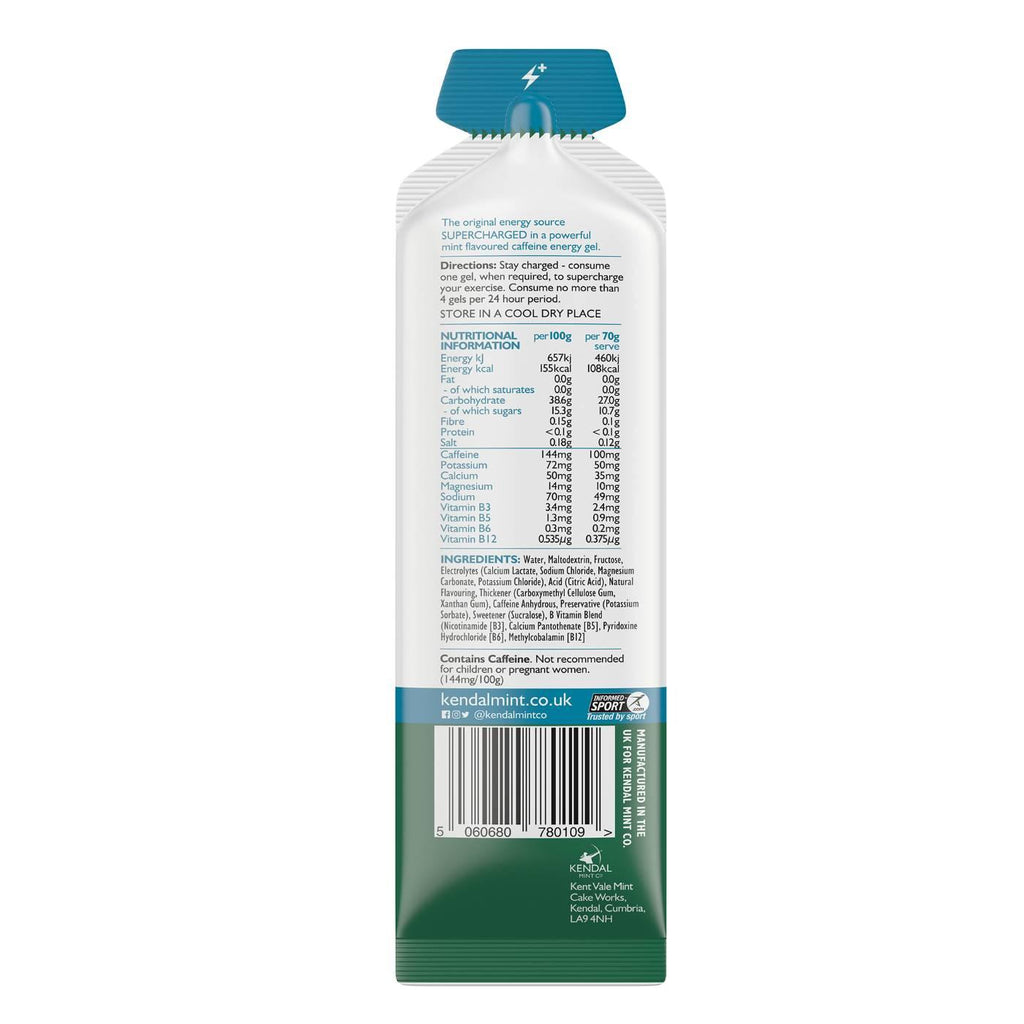 KMC NRG GEL+ Mint Caffeine Flavour Bundle L (48x70g Gels)
