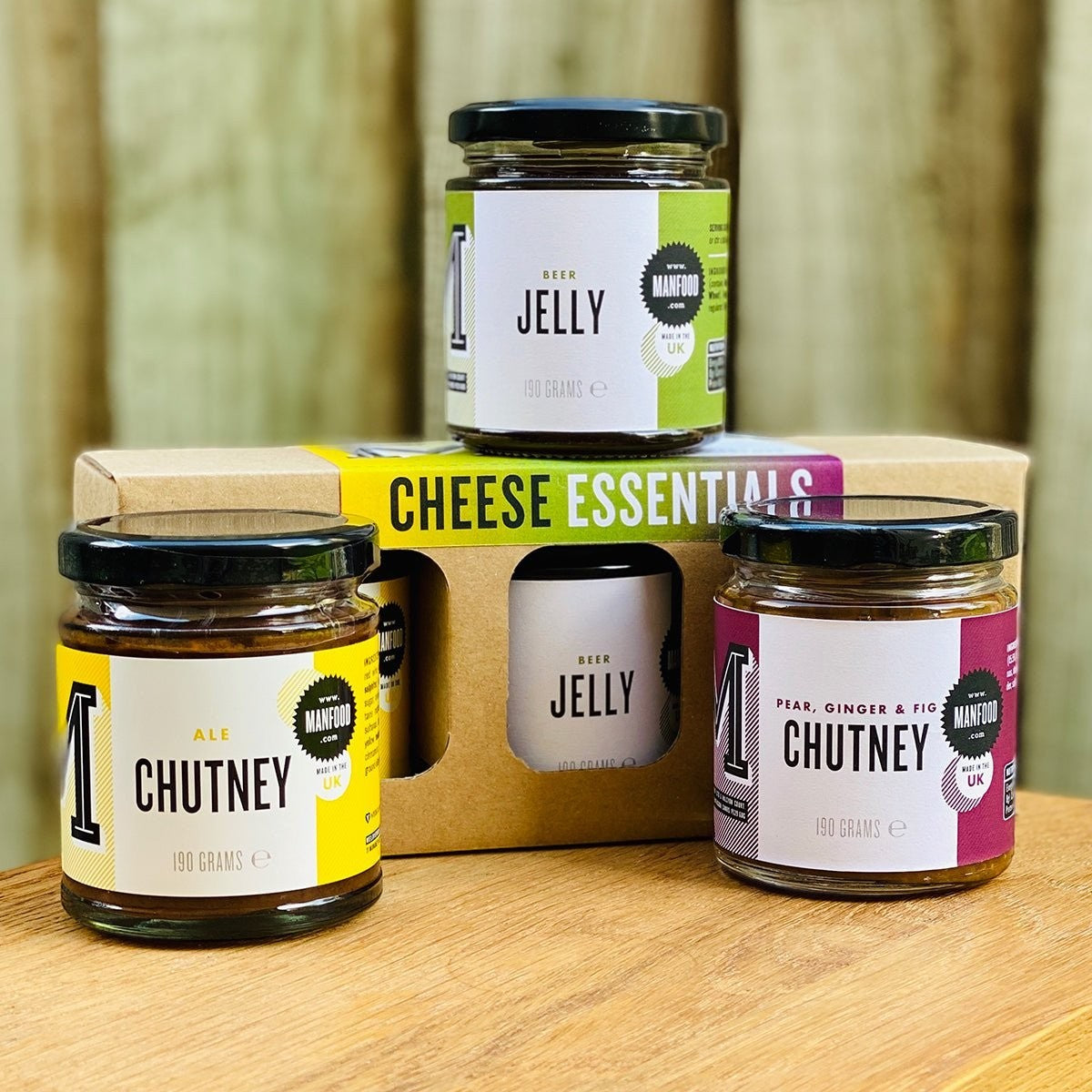 Manfood Cheese Essentials Chutney and Jelly Gift Set-1