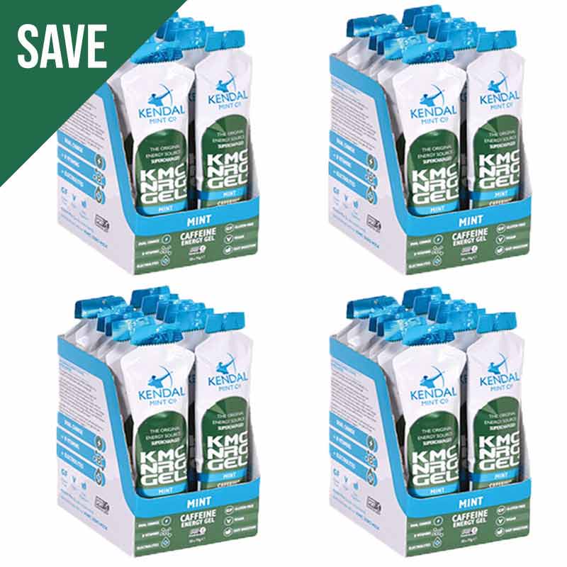 KMC NRG GEL+ Mint Caffeine Flavour Bundle L (48x70g Gels)