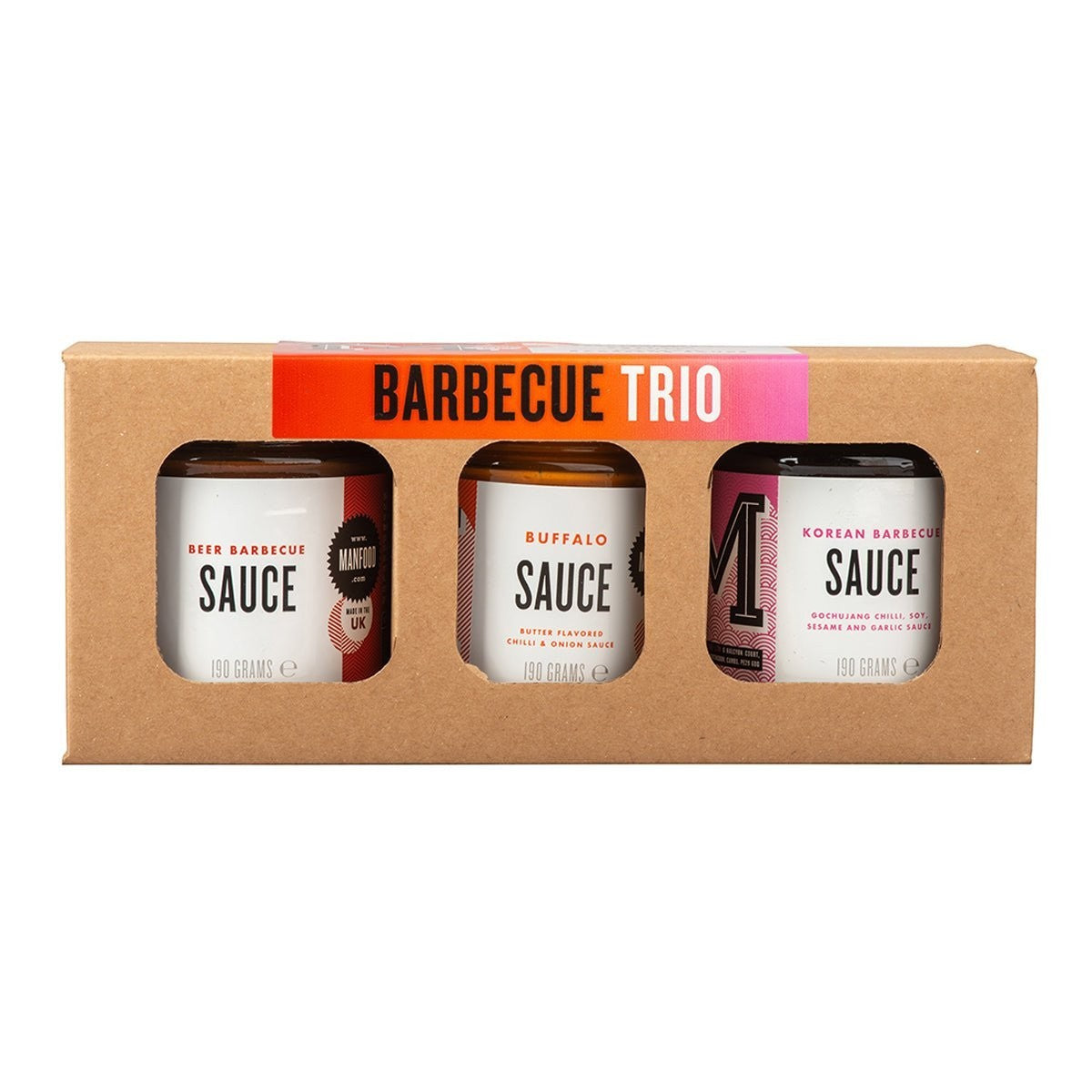 Manfood Barbecue Sauce Trio Gift Set-0